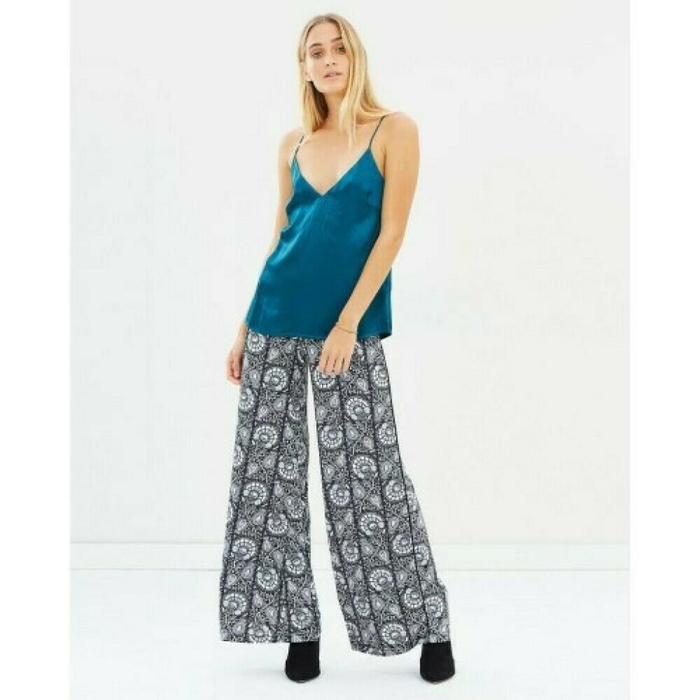 TIGERLILY Yolanthe Teal Satin Cami Top RRP$99 - Picture 9 of 15